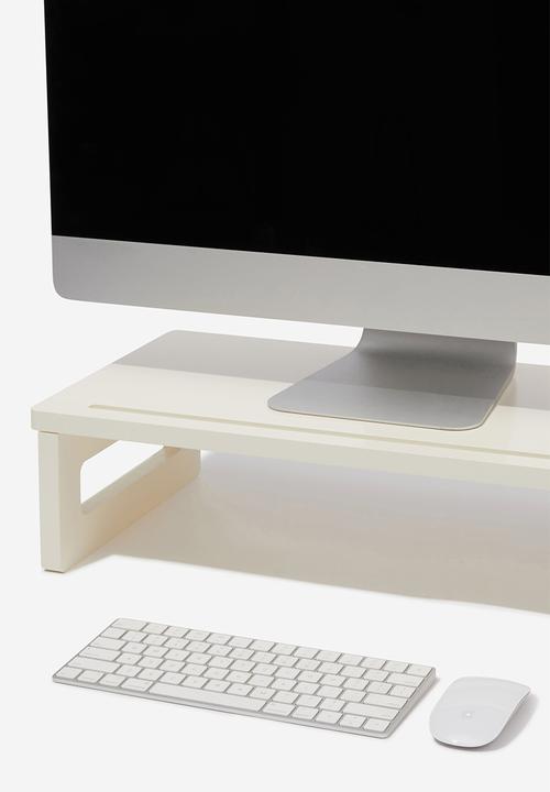 Typo - Monitor Stand - Ecru