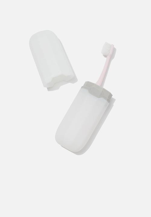 Typo - Travel Toothbrush Holder - White