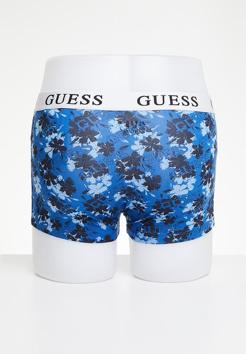 GUESS - Joe boxer trunk 3 pack - allover watercolors flower