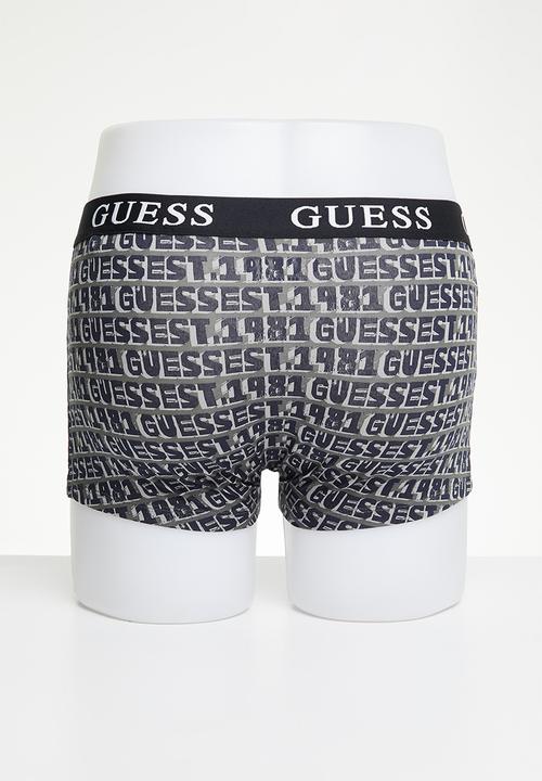 GUESS - Brian hero boxer trunk 3 pack - multi