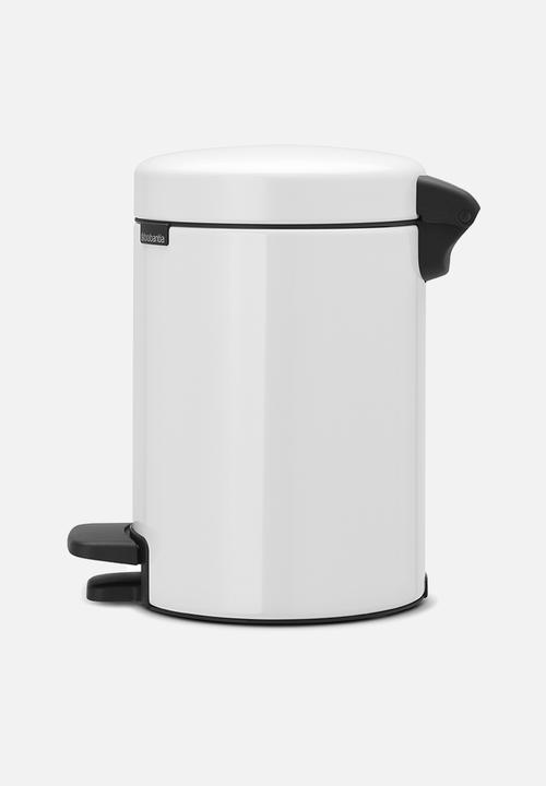 Brabantia - Newlcon pedal bin  - white