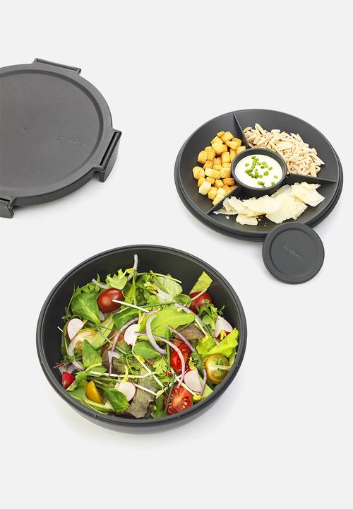 Brabantia - Make & Take salad bowl - dark grey