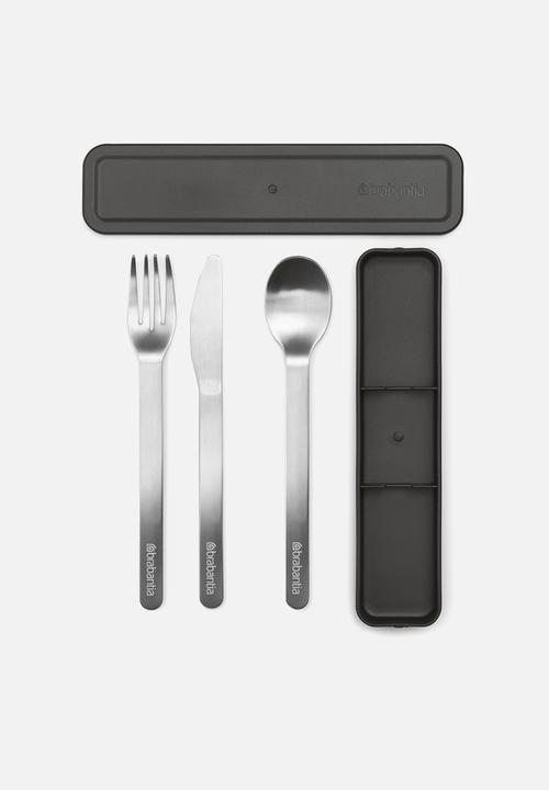 Brabantia - Make & Take cutlery set of 3 - dark grey