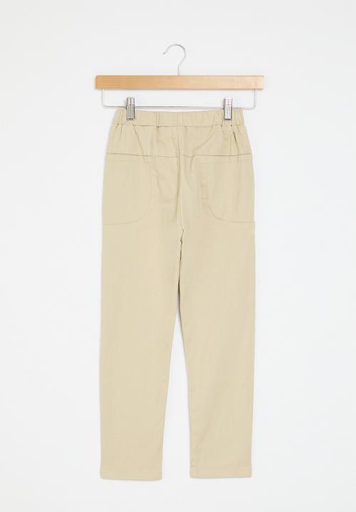 Pop Candy - Cuff joggers - beige