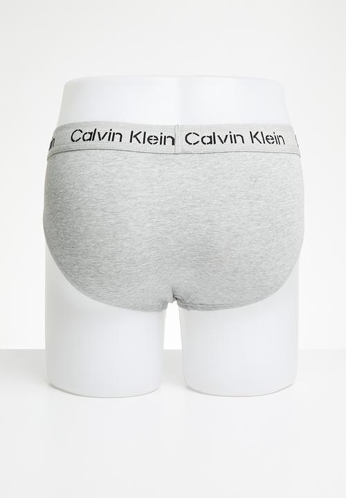 Calvin Klein - Hip brief 3pk - black, speakeasy, grey heather