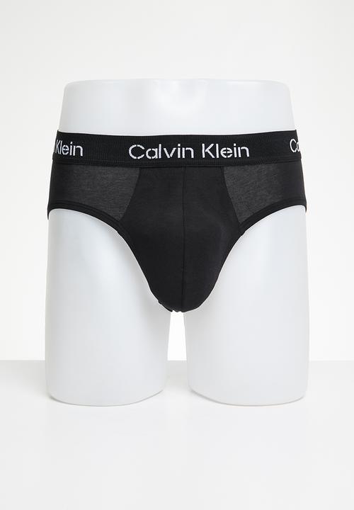 Calvin Klein - Hip brief 3pk - black, speakeasy, grey heather