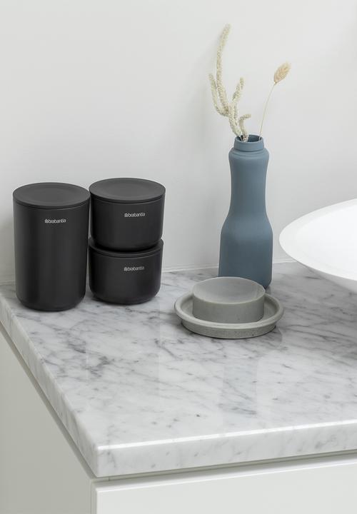 Brabantia - Storage pots set of 3 - black