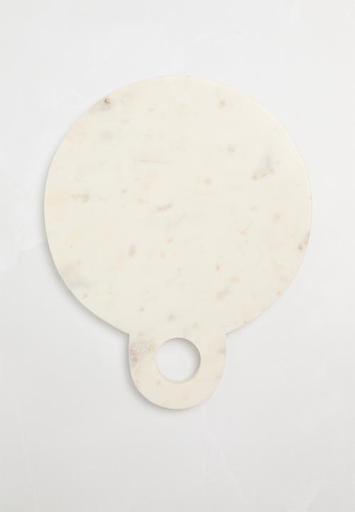 Sixth Floor - Round Marble Cheese Board - Bianco
