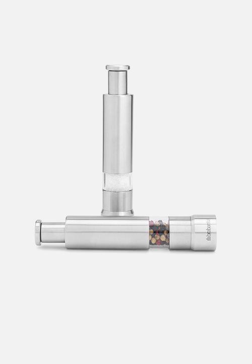 Brabantia - Matte steel salt & pepper crusher set