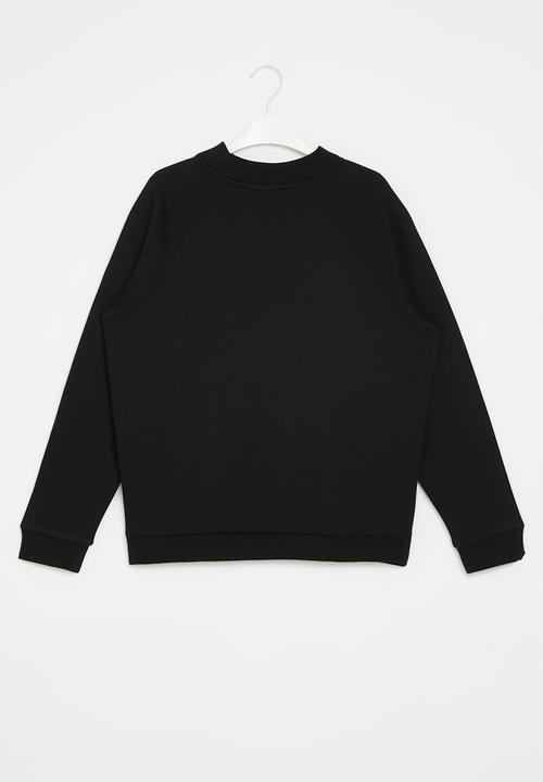 POLO - Girl skylar high neck raglan sleeve sweater - black