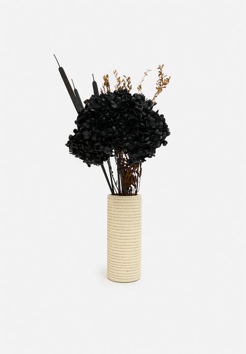 Bloom Space - Large Dried Floral Arrangement - Charcoal