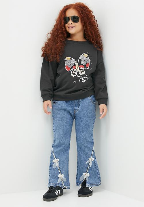 Pop Candy - Printed sweat top - navy