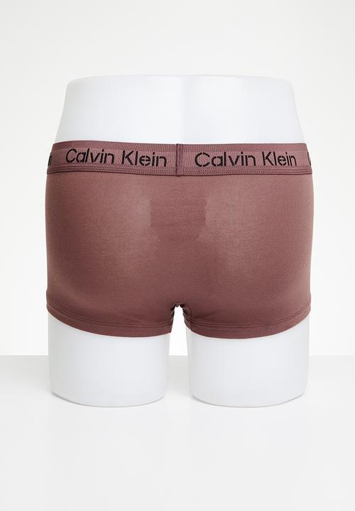 Calvin Klein - Low rise trunk 3 pack - marron, tigers eye, umber