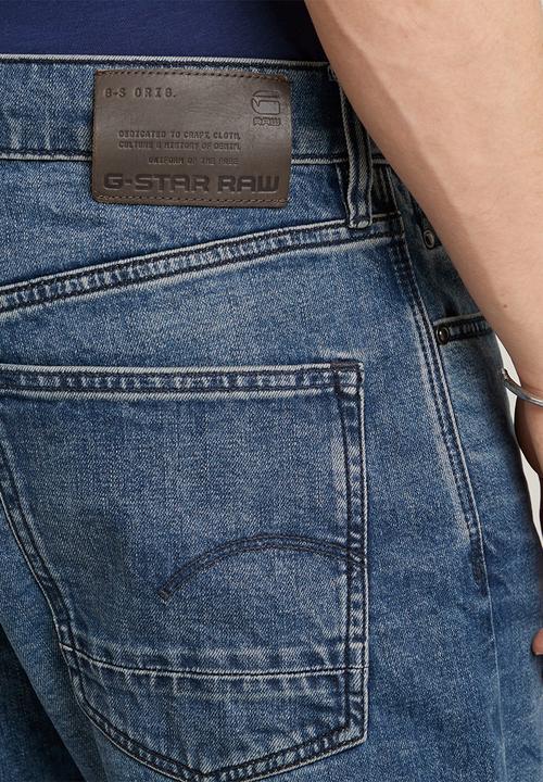 G-STAR - Dakota Regular Straight Elto pure stretch denim - faded cascade
