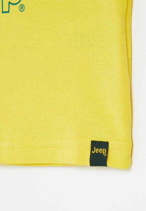 JEEP - Star logo jeep tee - cream gold