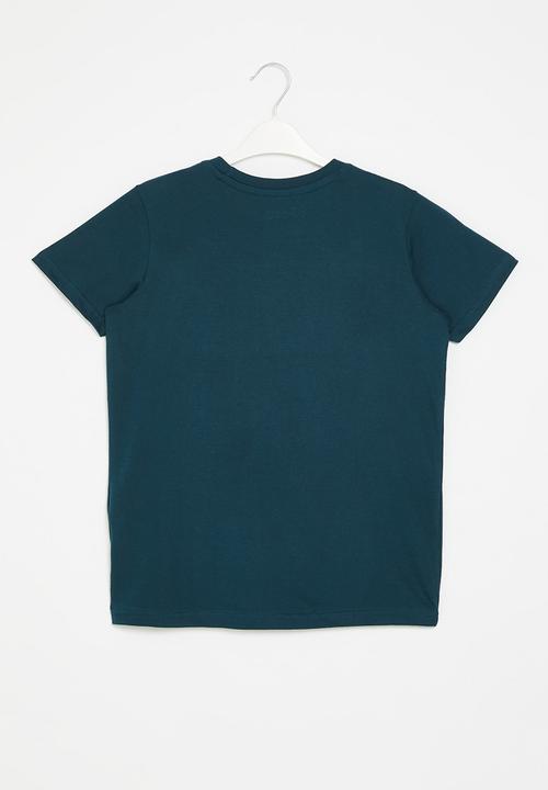 JEEP - Basic white logo tee - oceanic