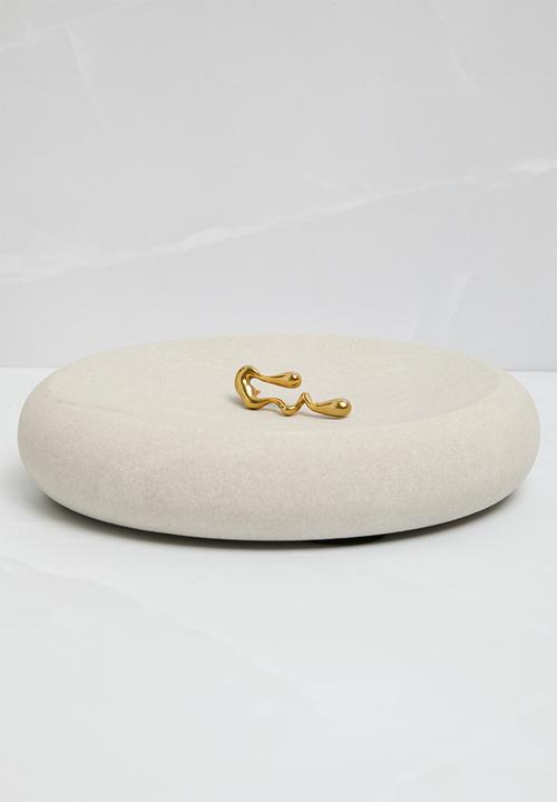 Sixth Floor - Sandstone Trinket Tray - natural