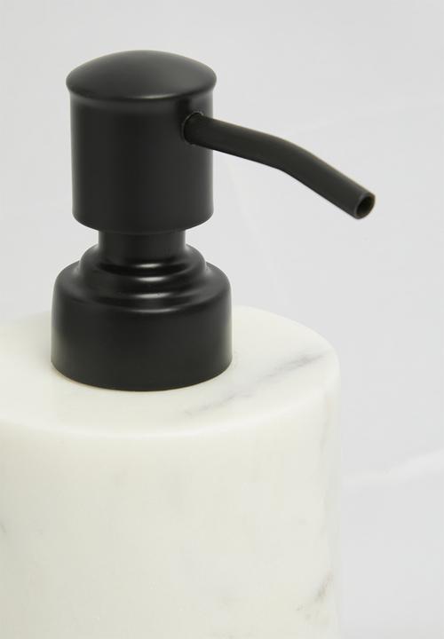 Sixth Floor - Marble Soap Dispenser Bianco