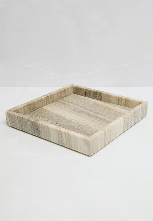 Sixth Floor - Marble Tray - Capri Biege