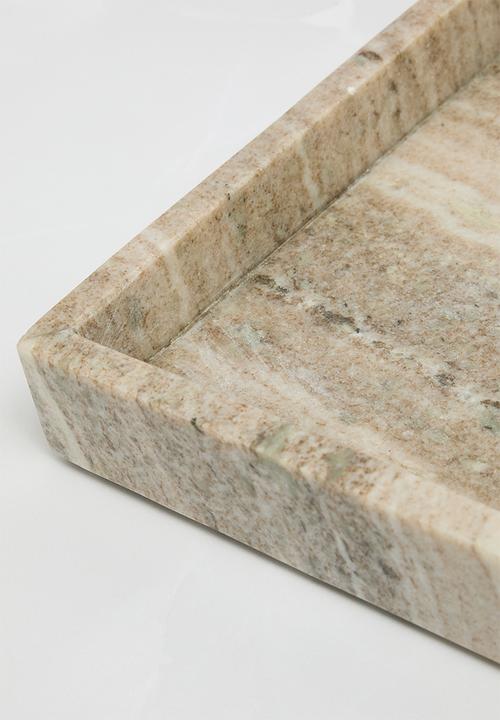 Sixth Floor - Marble Tray - Capri Biege