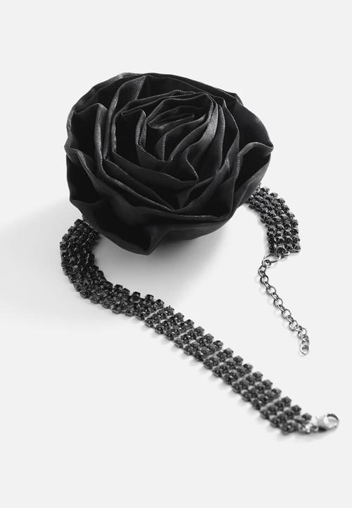 MANGO - Necklace nagore - black