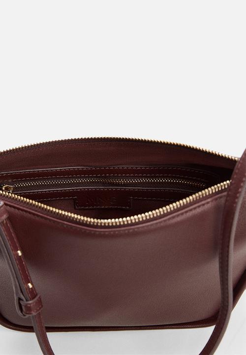 MANGO - Bag ashley -78 - dark red