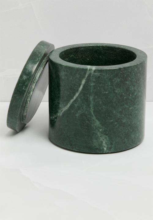 Sixth Floor - Marble Cotton Box - Emerald