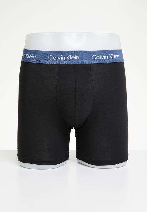 Calvin Klein - Boxer brief 3 pack - b- marron, skyway, true navy wbs