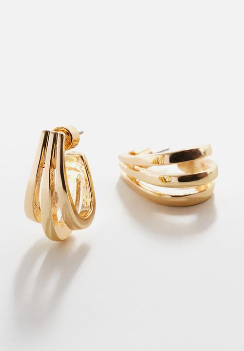 MANGO - Earrings fina - gold