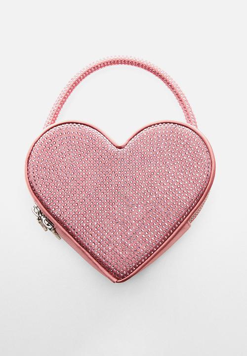 MANGO - Bag heart -85 - pink