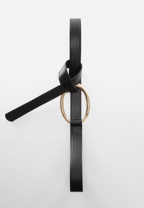 MANGO - Belt rodeo - black