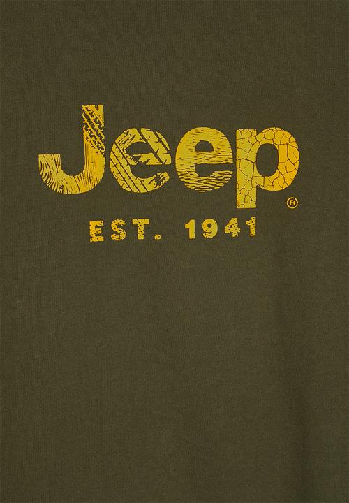 JEEP - Cracked jeep logo sweat - fatigue