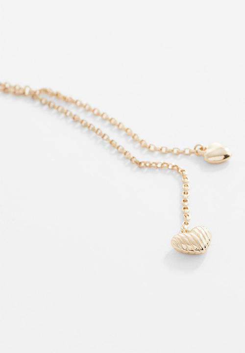 MANGO - Necklace laska -or - gold