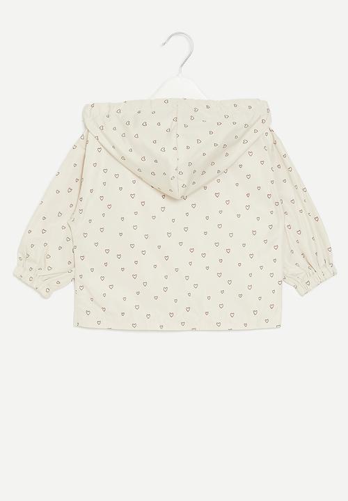 Pop Candy - Printed wind breaker - beige