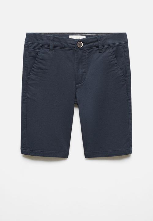 MANGO - Bermuda shorts pico - navy