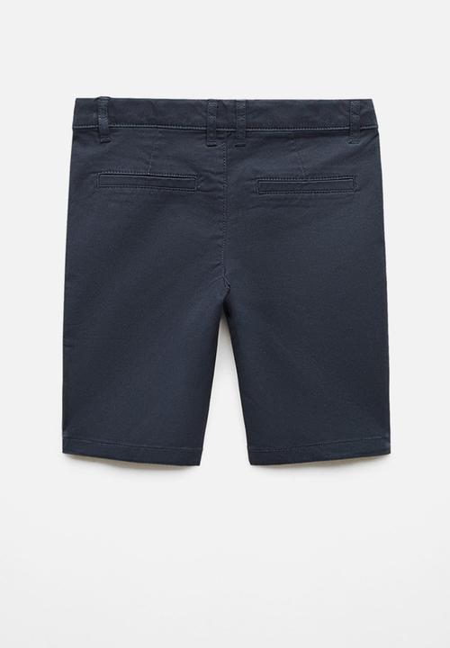 MANGO - Bermuda shorts pico - navy