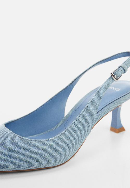 MANGO - Rory 1 slingback court - open blue