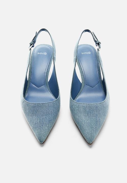 MANGO - Rory 1 slingback court - open blue