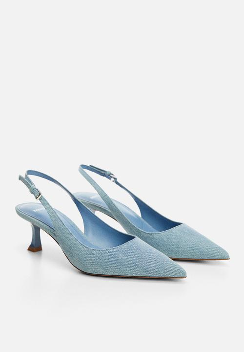 MANGO - Rory 1 slingback court - open blue