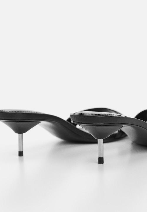 MANGO - Ani kitten heel - black