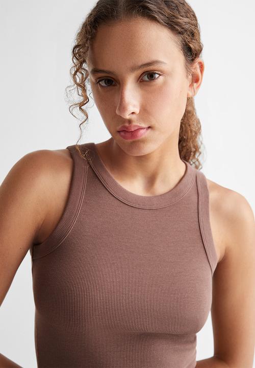 MANGO - Dress dalia - brown