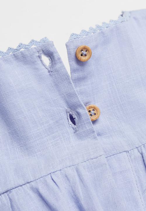 MANGO - Dress ariel - sky-blue