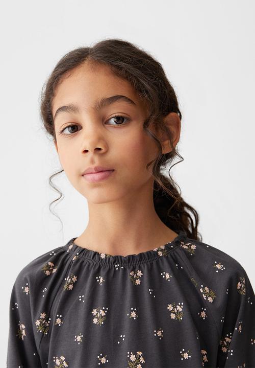 MANGO - T-shirt norma - charcoal