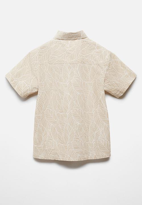 MANGO - Shirt thaiti - sand