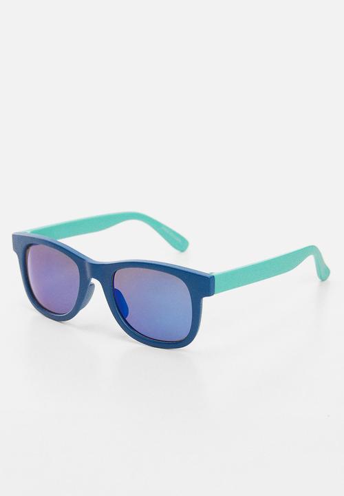 MANGO - Sunglasses square - navy