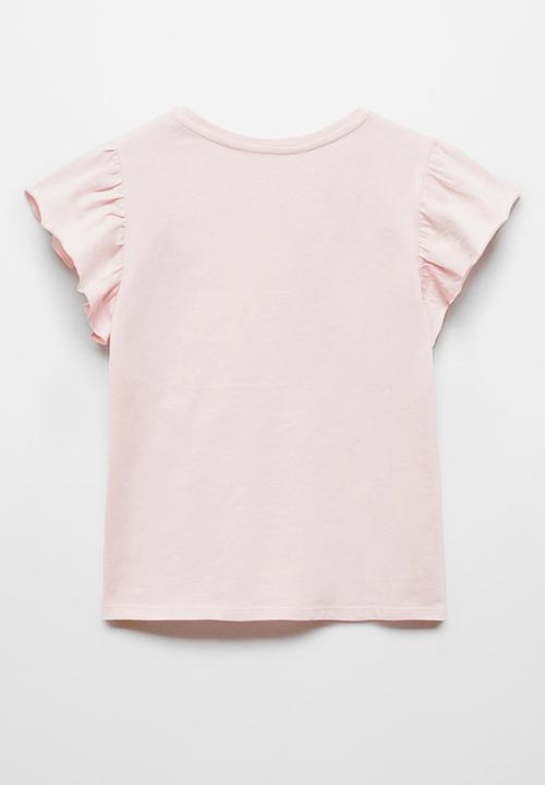 MANGO - T-shirt soft - pink