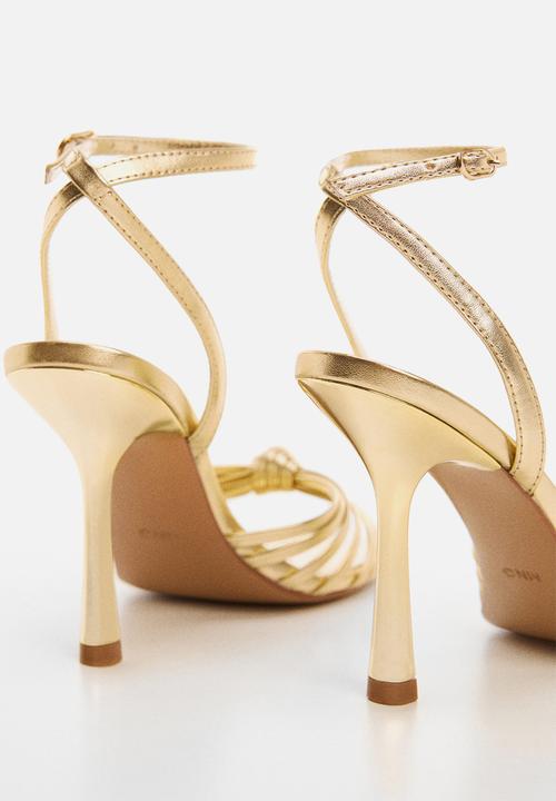 MANGO - Noto 1 strappy heel - gold