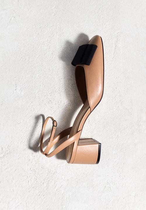 MANGO - Megan 1 block heel - light/pastel pink