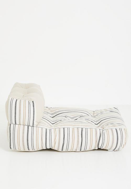 Sixth Floor - Wendy woven floor pouf - multi