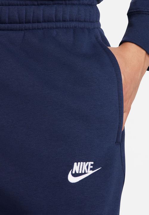 Nike - NSW  club jogger bb - midnight navy & white